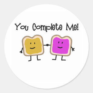 Pegatina Redonda PB y J