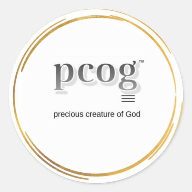 Pegatina Redonda pcog WHISPY GOLD CIRCLES stickers no scripture (Anverso)