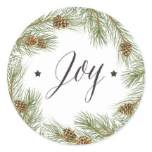 Peace Love Joy Christmas Sticker