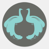 PEACOCKS en Pegatinas de AQUA