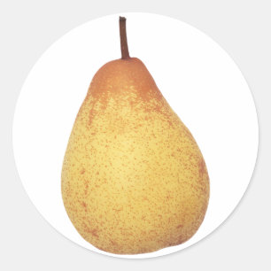 Pegatina Redonda Pear