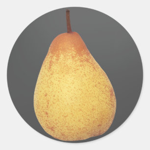 Pegatina Redonda Pear