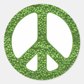 Pegatina Redonda Peas