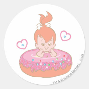 Pegatina Redonda PEBBLES™ en Donut
