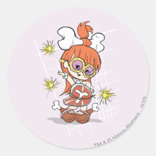 Pegatina Redonda PEBBLES™ Gaga