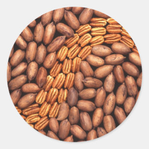 Pegatina Redonda Pecans