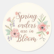 Pedidos de primavera en flor