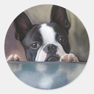 Pegatina Redonda Peek A Boo