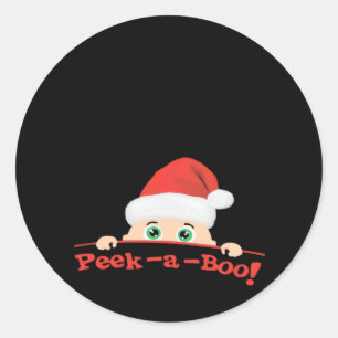 Pegatina Redonda Peekaboo Fked