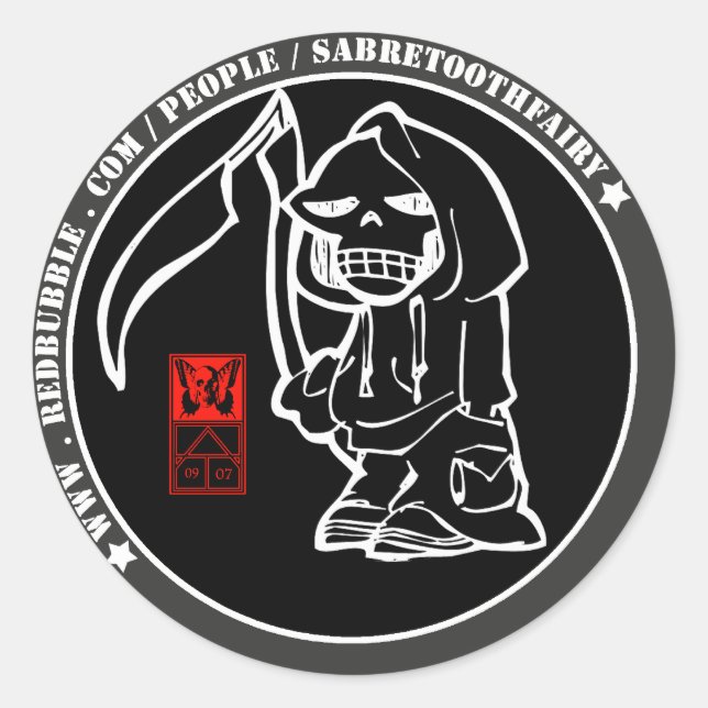 Pegatina Redonda pegatina2 (Anverso)