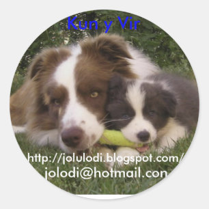 Pegatina Redonda Pegatina2 Kun y Vir