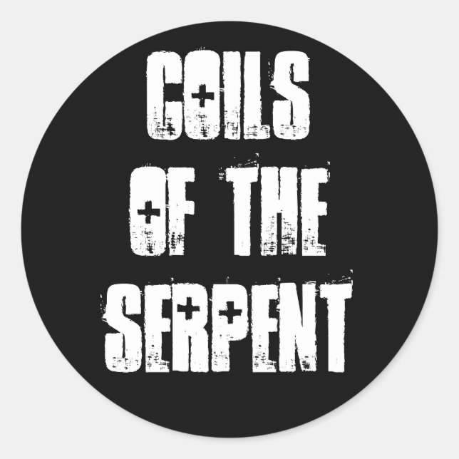 Pegatina Redonda ¡Pegatina DE COSTOS! (Anverso)