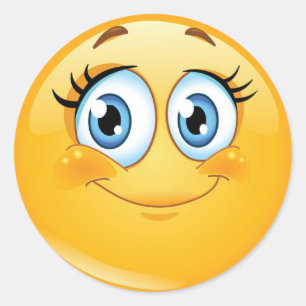 Pegatina Redonda Pegatina/emoticonos redondos clásicos