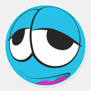 Pegatina Redonda Pegatina/emoticonos redondos clásicos