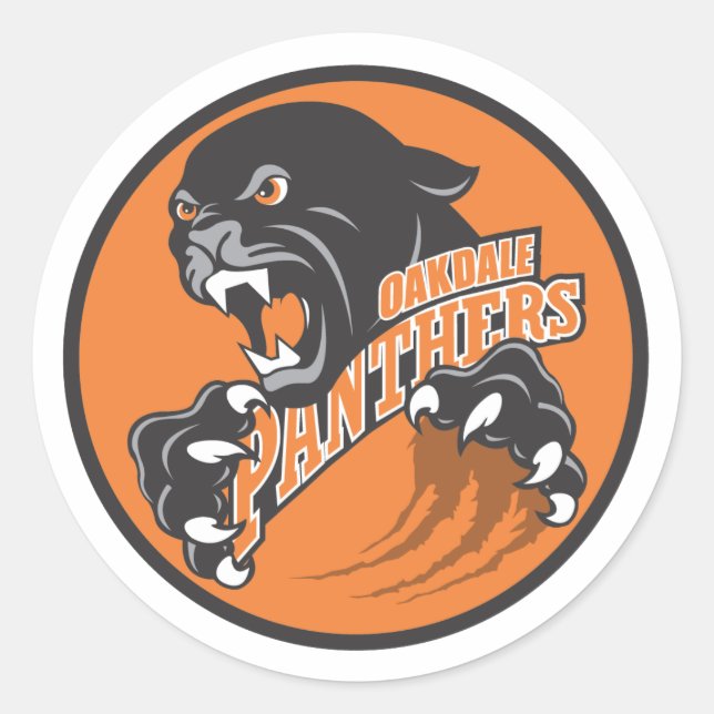 Pegatina Redonda Pegatina, grande (Anverso)