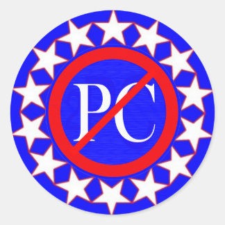Pegatina Redonda pegatina_NO "PC"