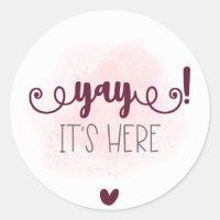 Pegatina, Pegatinas redondos clásicos.