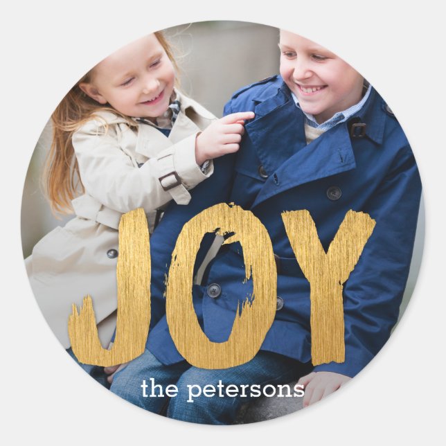 Pegatina Redonda Pegatina/Sello para sobres de festividad de vacaci (Anverso)