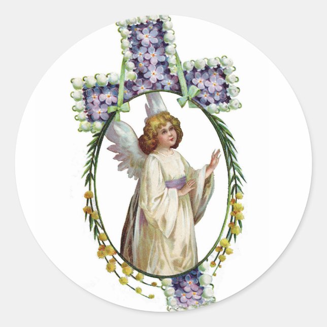 Pegatina Redonda Pegatina: Semana Santa (Anverso)