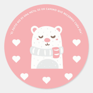 Pegatina Redonda Pegatina- Sticker con Diseño Único