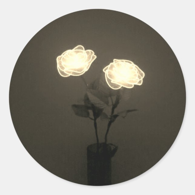 Pegatina Redonda Pegatinas (Anverso)