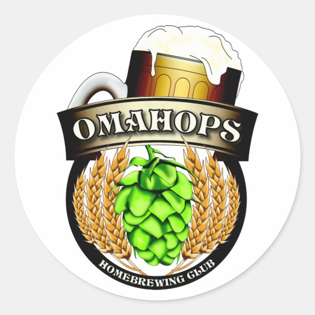 Pegatina Redonda Pegatinas (Anverso)