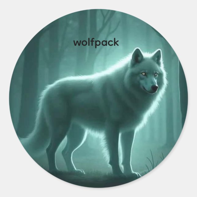 Pegatina Redonda pegatinas (Anverso)