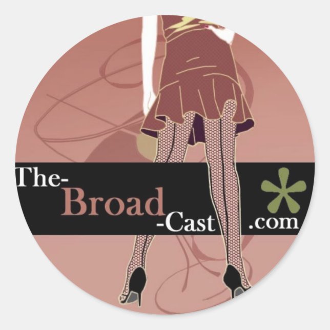 Pegatina Redonda Pegatinas (Anverso)