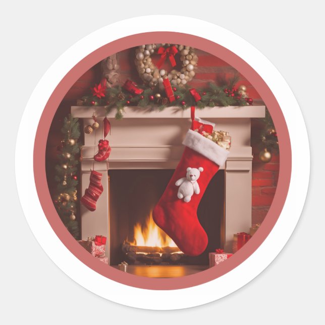 Pegatina Redonda pegatinas (Anverso)