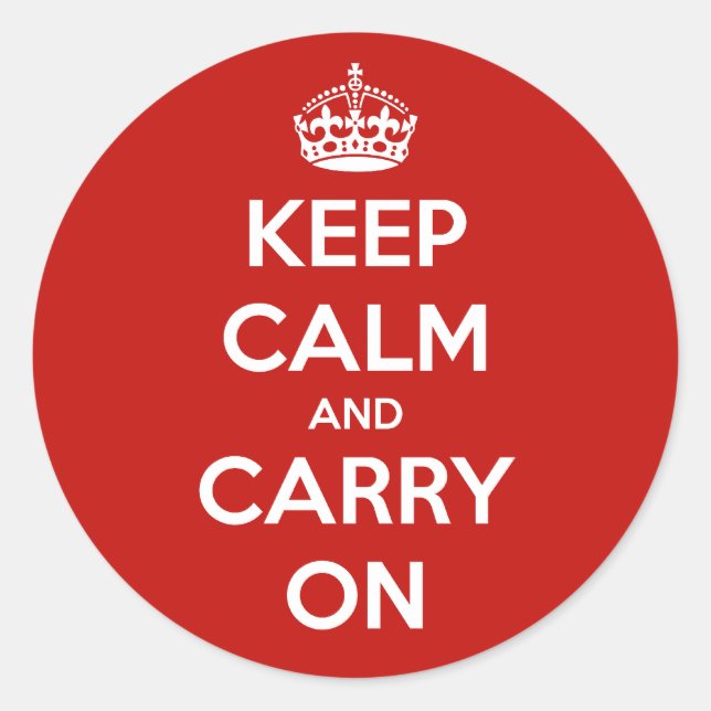 Pegatina Redonda Pegatinas (Anverso)