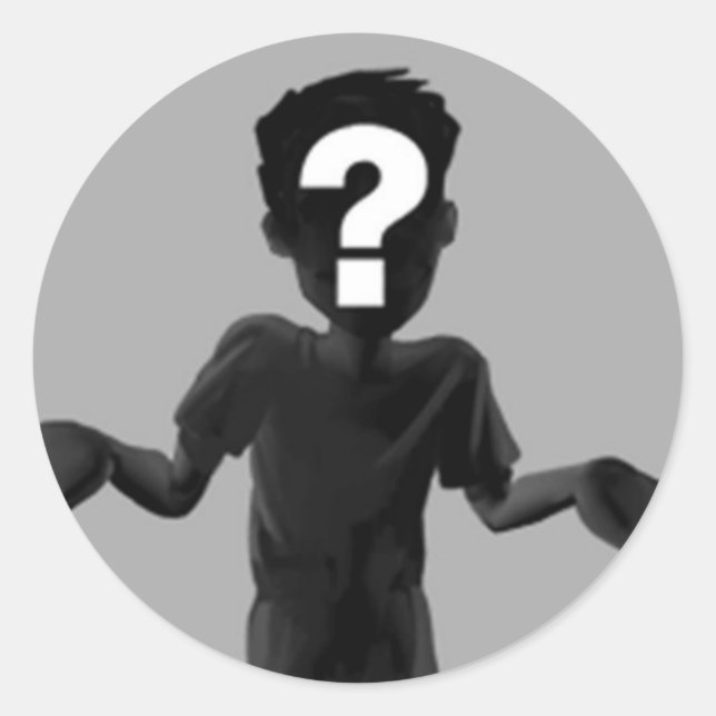 Pegatina Redonda Pegatinas (Anverso)