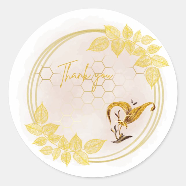 Pegatina Redonda Pegatinas (Anverso)