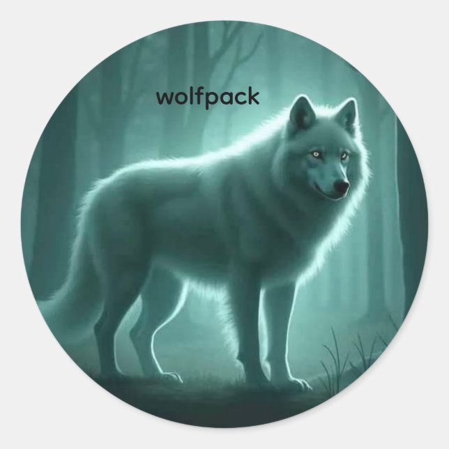 Pegatina Redonda pegatinas (Anverso)