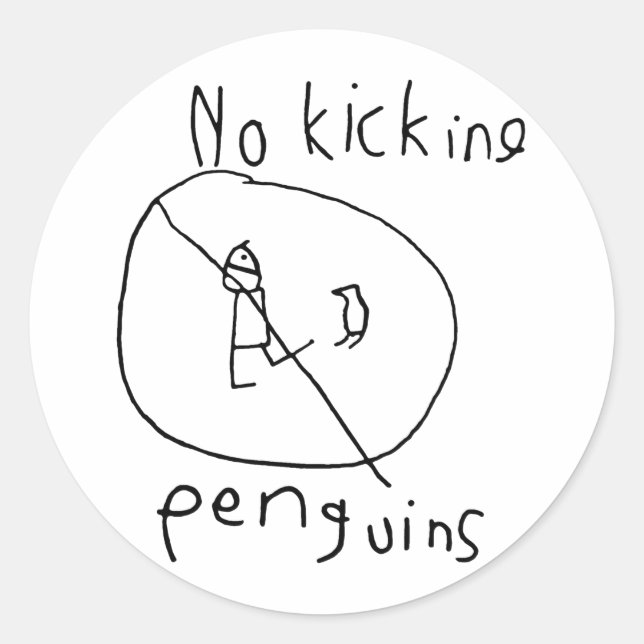 Pegatina Redonda Pegatinas! (Anverso)