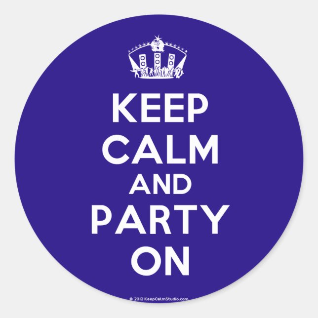 Pegatina Redonda Pegatinas (Anverso)