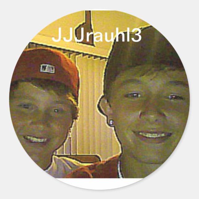 Pegatina Redonda Pegatinas (Anverso)