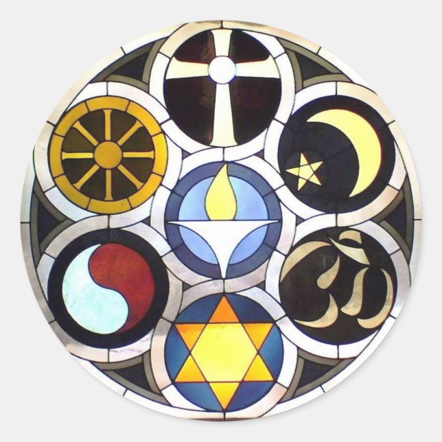 Pegatina Redonda Pegatinas! (Anverso)