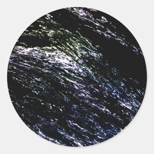 Pegatina Redonda Pegatinas abstractos (Anverso)