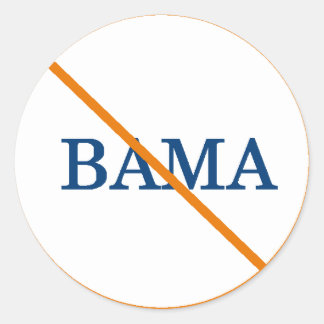 Pegatina Redonda Pegatinas AntiBama