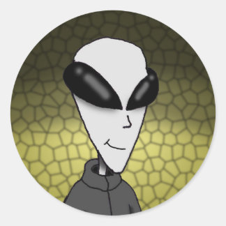 Pegatina Redonda Pegatinas - Área 51 Deevose al ingeniero