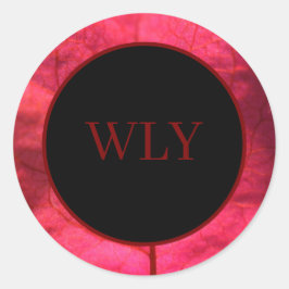 Pegatina Redonda Pegatinas, Bougainvillea