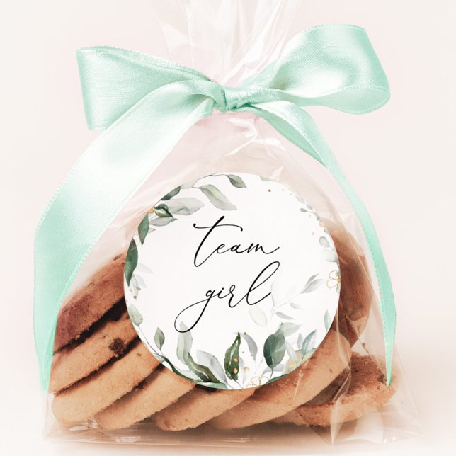 Pegatina Redonda Pegatinas chicas del equipo de Greenery (Subido por el creador)