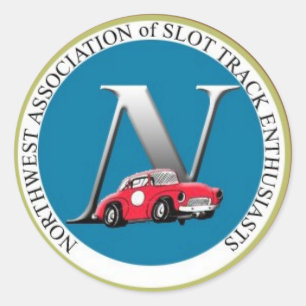 Pegatina Redonda Pegatinas con logotipo de N.A.S.T.E.