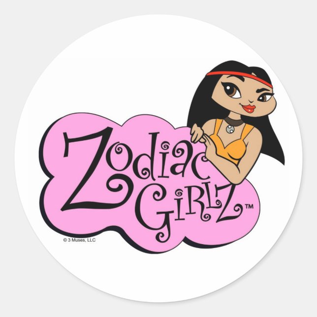 Pegatina Redonda Pegatinas contra el cáncer (Anverso)