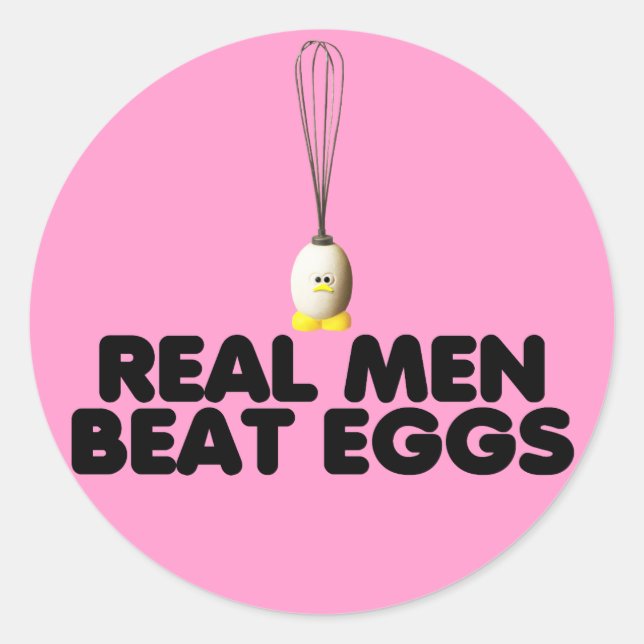 Pegatina Redonda Pegatinas contra la violencia doméstica (Anverso)