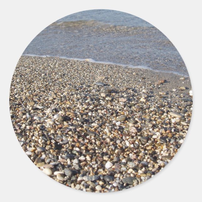 Pegatina Redonda Pegatinas costeros (Anverso)