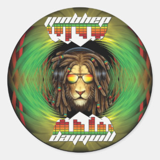 Pegatina Redonda Pegatinas Dayquills Control Vinyl