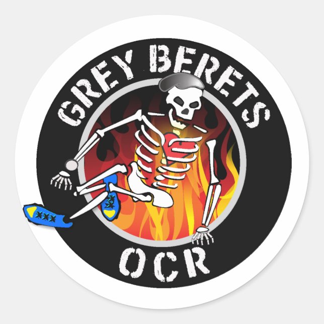 Pegatina Redonda pegatinas de 3" (6 por pedido) (Anverso)