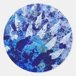 Pegatina Redonda Pegatinas de arte de Skyburst