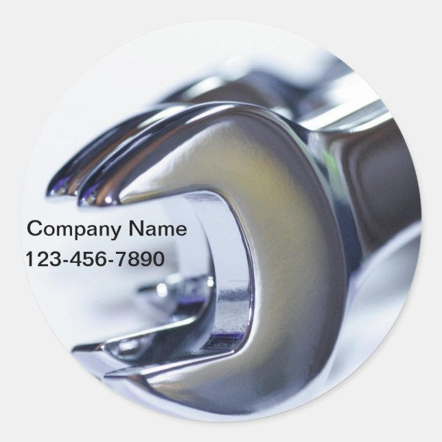 Pegatina Redonda Pegatinas de automoción (Anverso)